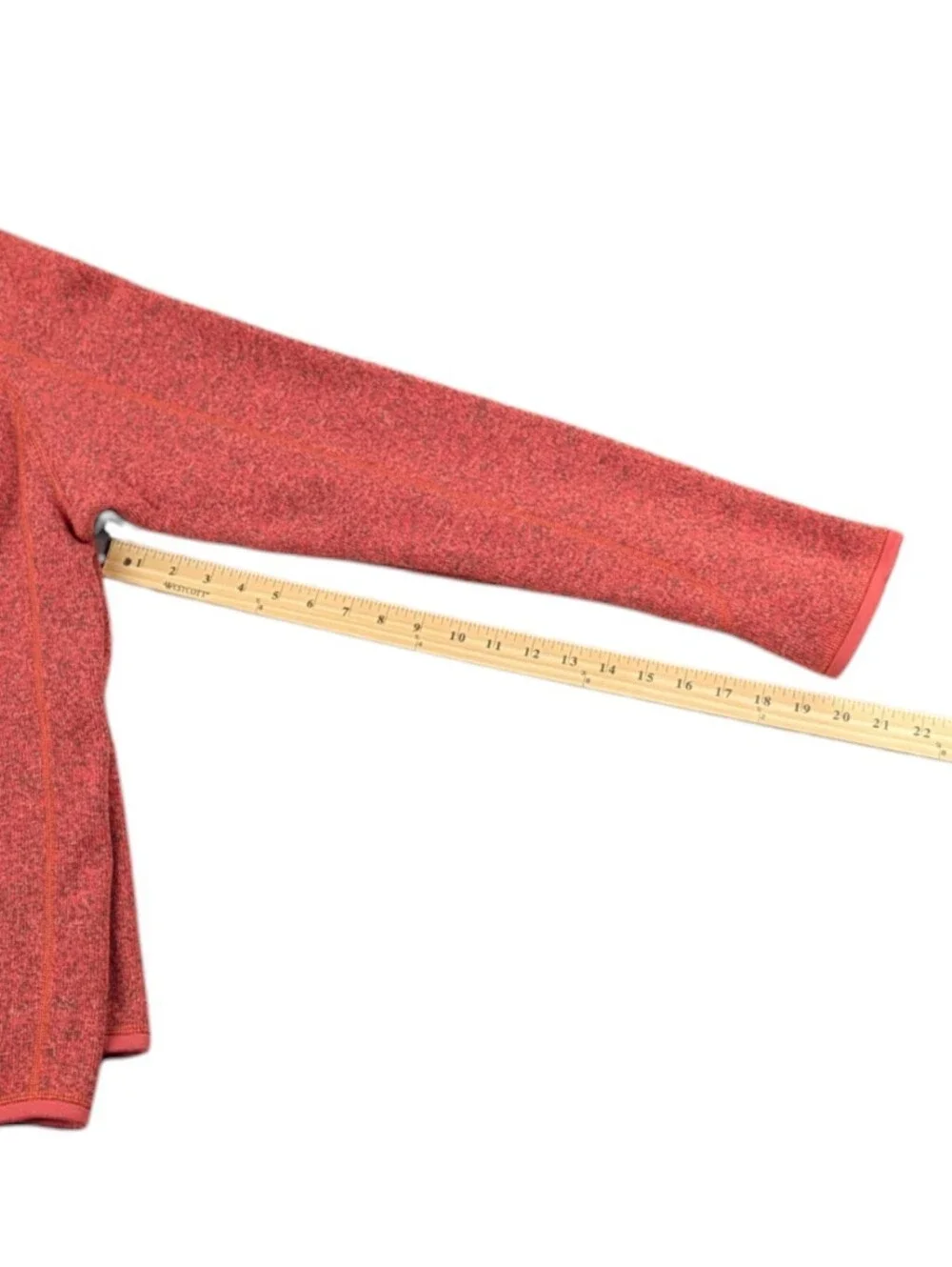 Patagonia Better Sweater 1/4 Zip Fleece Pullover Coral Heather Men's Small